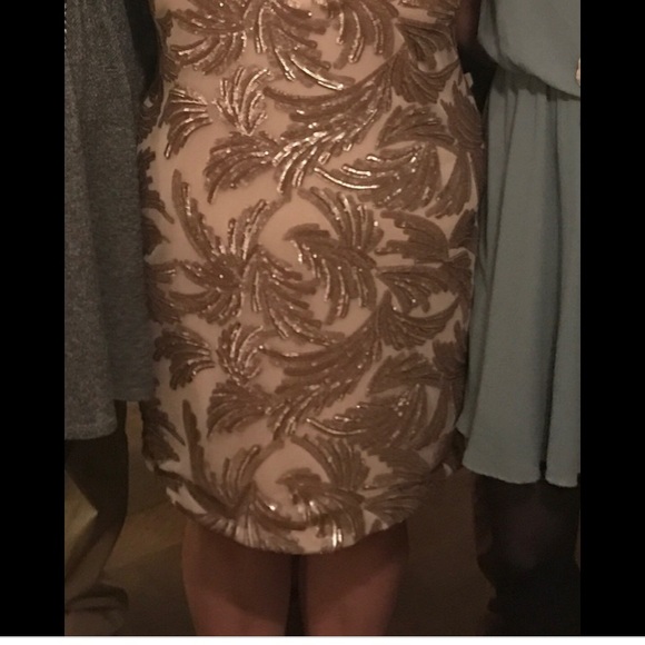 Adrianna Papell sequin cap sleeve sheath Dress - Picture 4 of 7